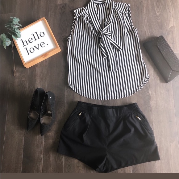 Zara Pants - Zara Basic Black Shorts